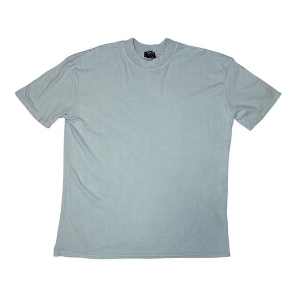 Boohoo Man Blue Oversized Pour Homme Space Short Sleeve T-shirt Size Small - Picture 3 of 6